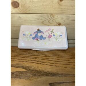 Disney Baby Winnie The Pooh Eeyore & Piglet Compact Travel Wipes Case Container